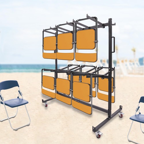 Sedia pieghevole carrello